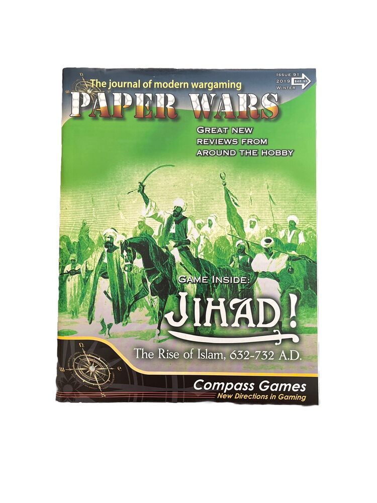 Paper Wars Magazine #91 With Complete War Game Jihad!: The Rise of Islam 632-732