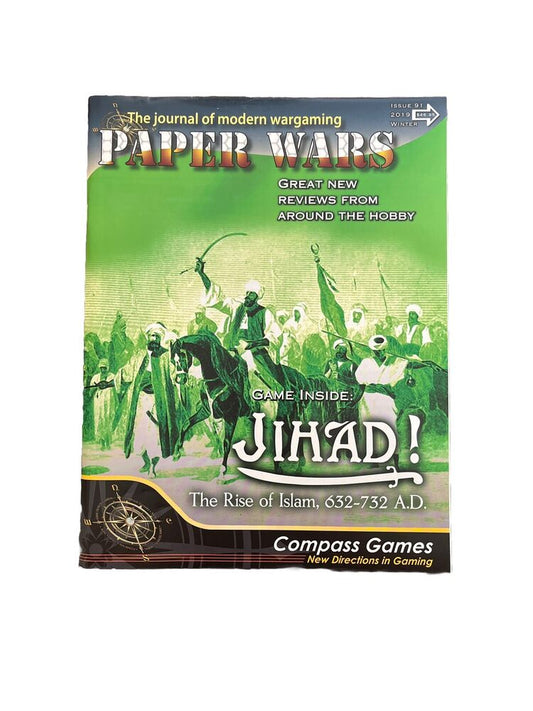 Paper Wars Magazine #91 With Complete War Game Jihad!: The Rise of Islam 632-732