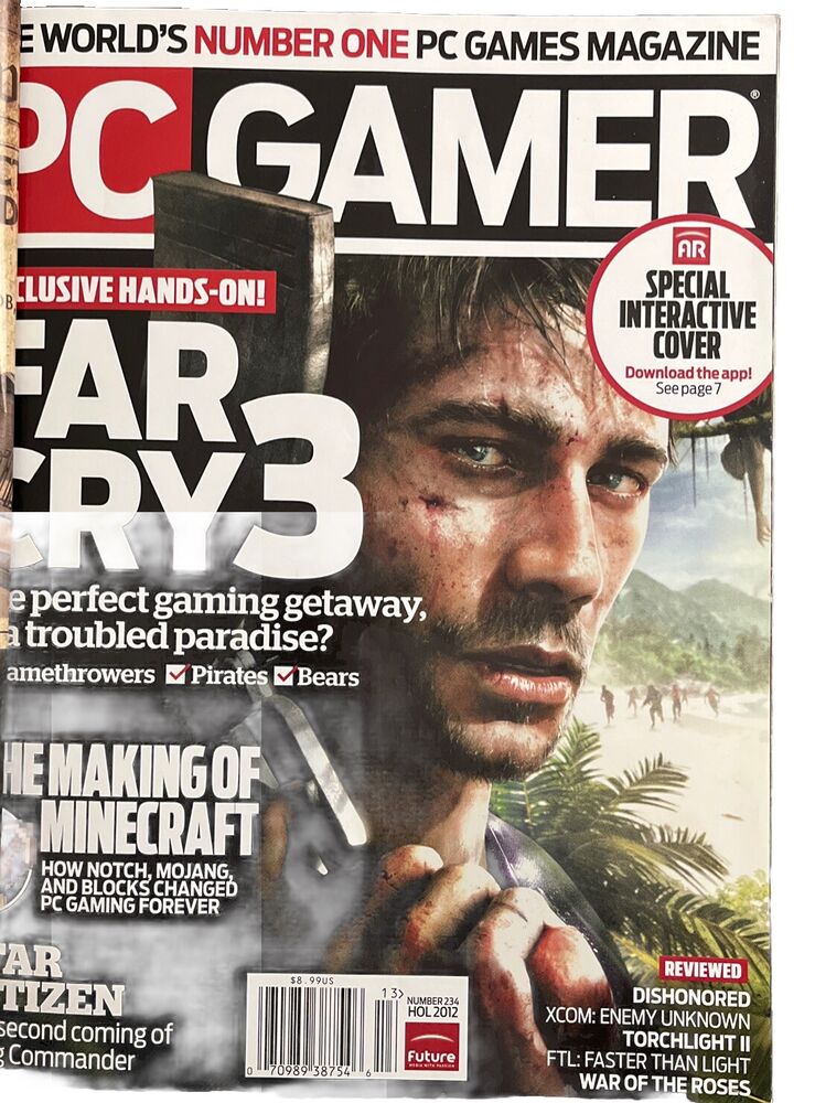 HOLIDAY 2012 PC GAMER video game magazine - OMERTA CITY OF GANGSTER