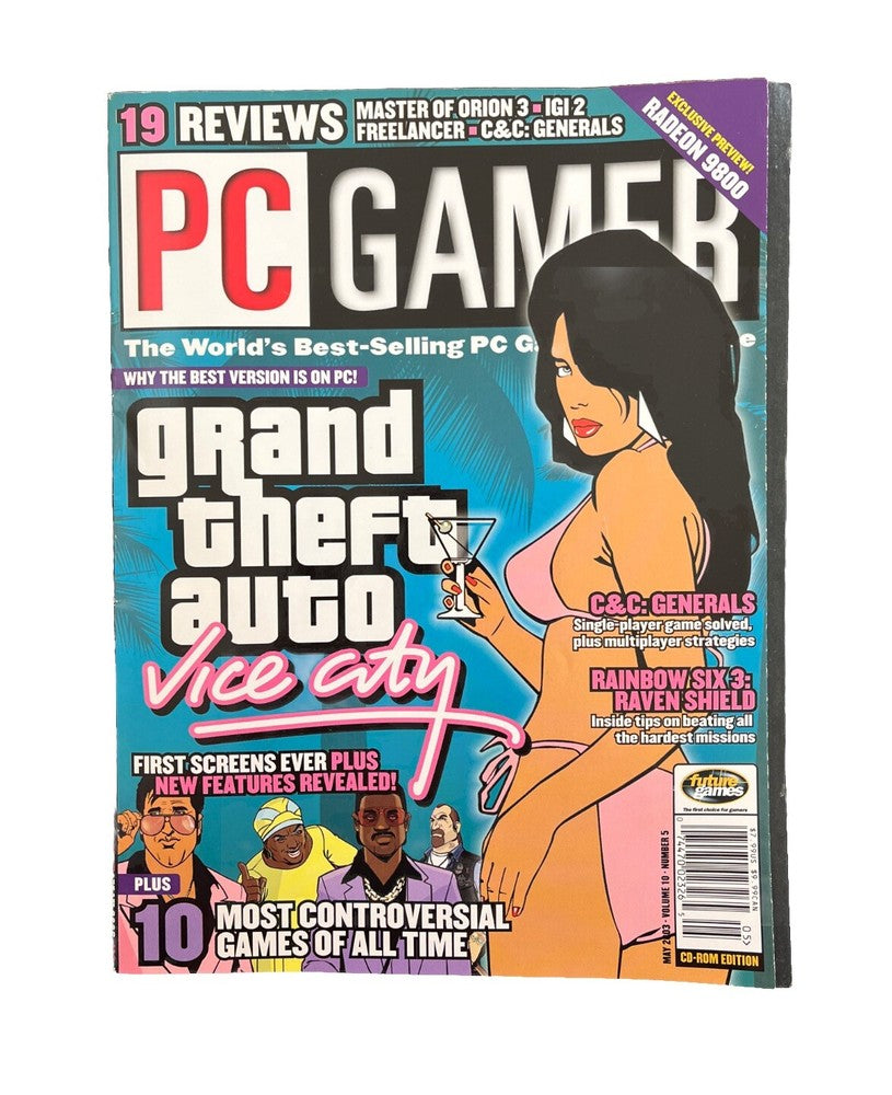 Classic PC Gamer Strategy Magazine #110 May 2003 Grand Theft Auto: Vice City