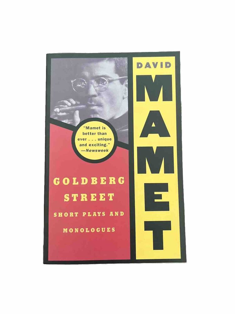 Goldberg Street: Short Plays and Monologues by David Mamet (1985, Paperback)