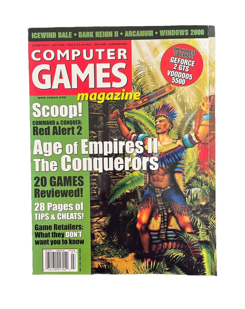 Vintage Computer Games Magazine #116 July 2000 Age Of Empires II The Conquerors