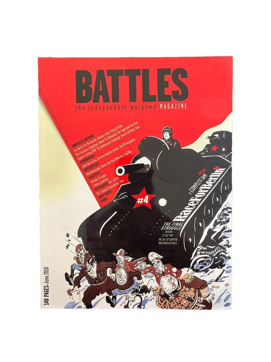 Battles Wargame Magazine #4 And The Historical Board Game - Race For Berlin