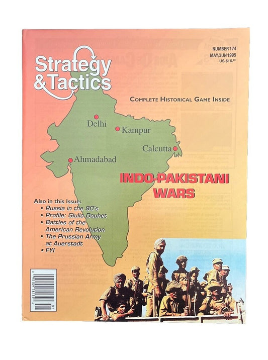 Vintage Strategy & Tactics Wargame Magazine #174 1995 Indo-Pakistani Wars