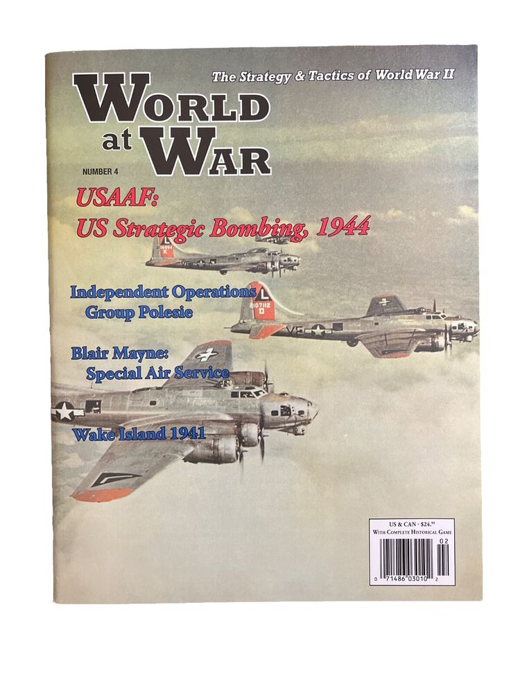 World at War Magazine #04 With Board Game USAAF: US Strategic Bombing, 1944