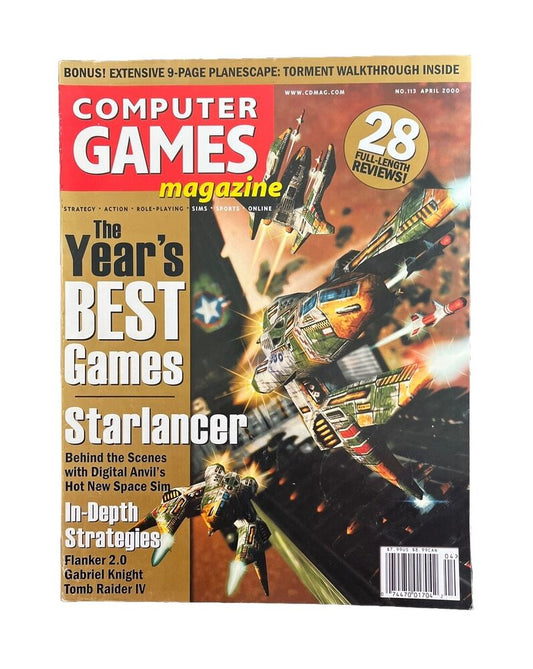 Vintage Collectable Computer Games Magazine #113 April 2000 - Starlancer