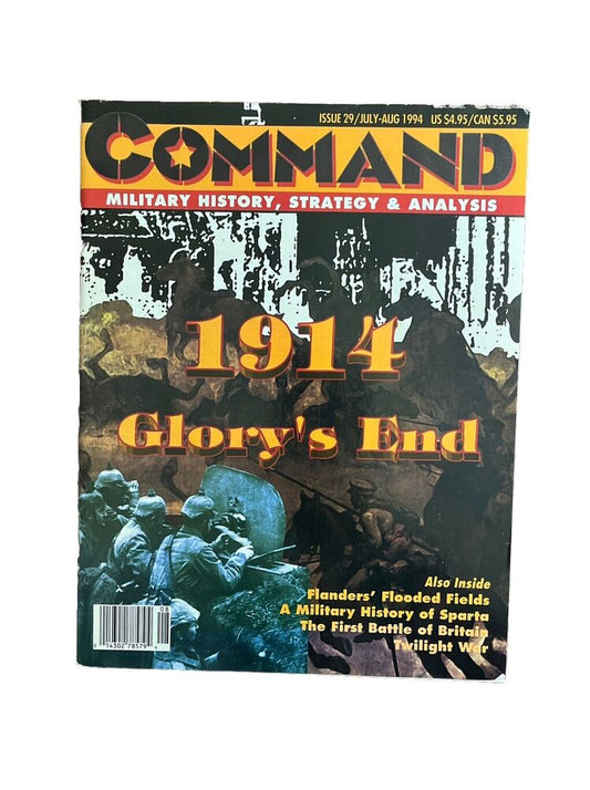 XTR Collectable Command Military History Magazine #29 1994 - 1914 Glory’s End