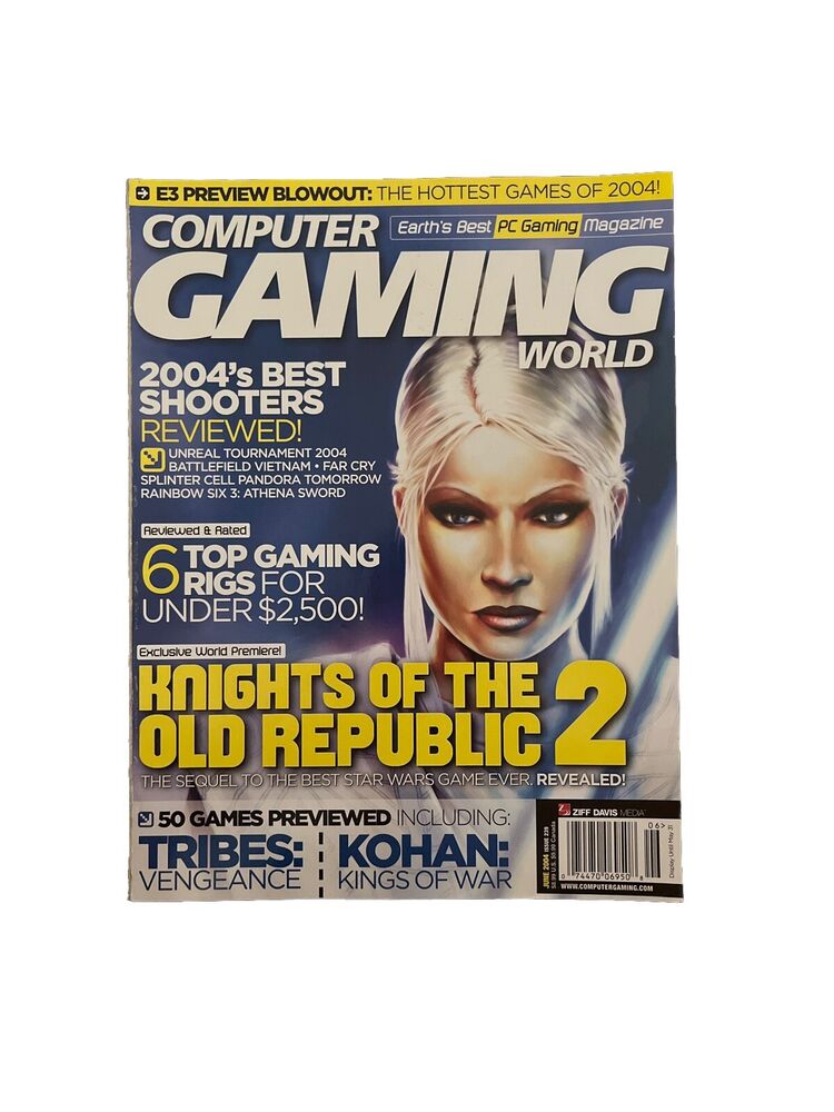 Computer Gaming World Magazine June 2004 #239 Knights Of The Old Republic 2