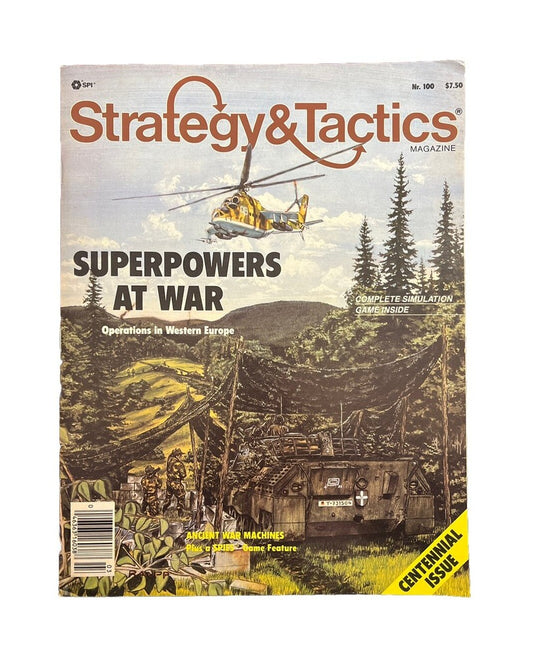 Vintage Strategy & Tactics Historical Wargame Magazine #100 Superpowers At War