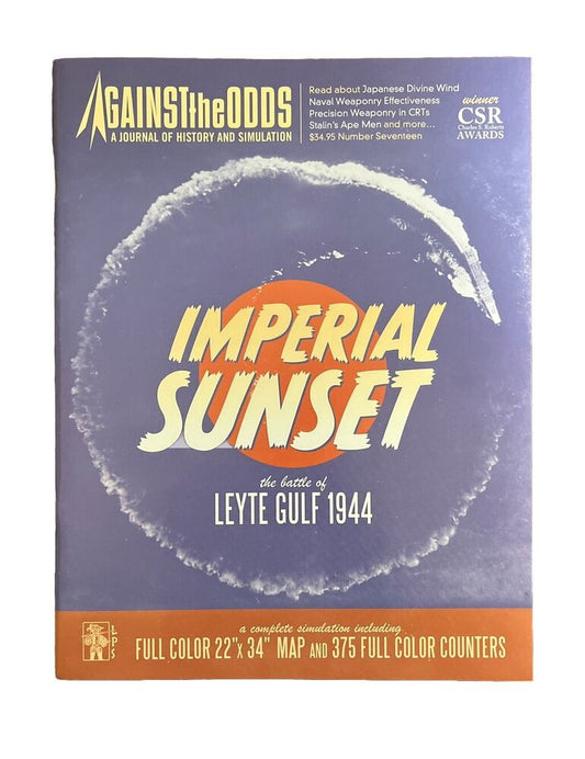 Against the Odds #17 With Wargame -Imperial Sunset The Battle of Leyte Gulf 1944