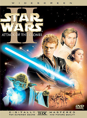 Star Wars Episode II: Attack of the Clones (DVD, 2002, 2-Disc Set, Widescreen...