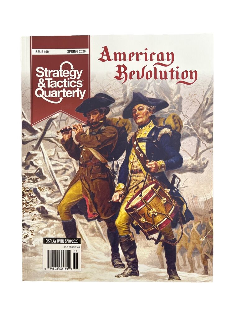 STRATEGY & TACTICS Military History Magazine #09 &Map Poster American Revolution