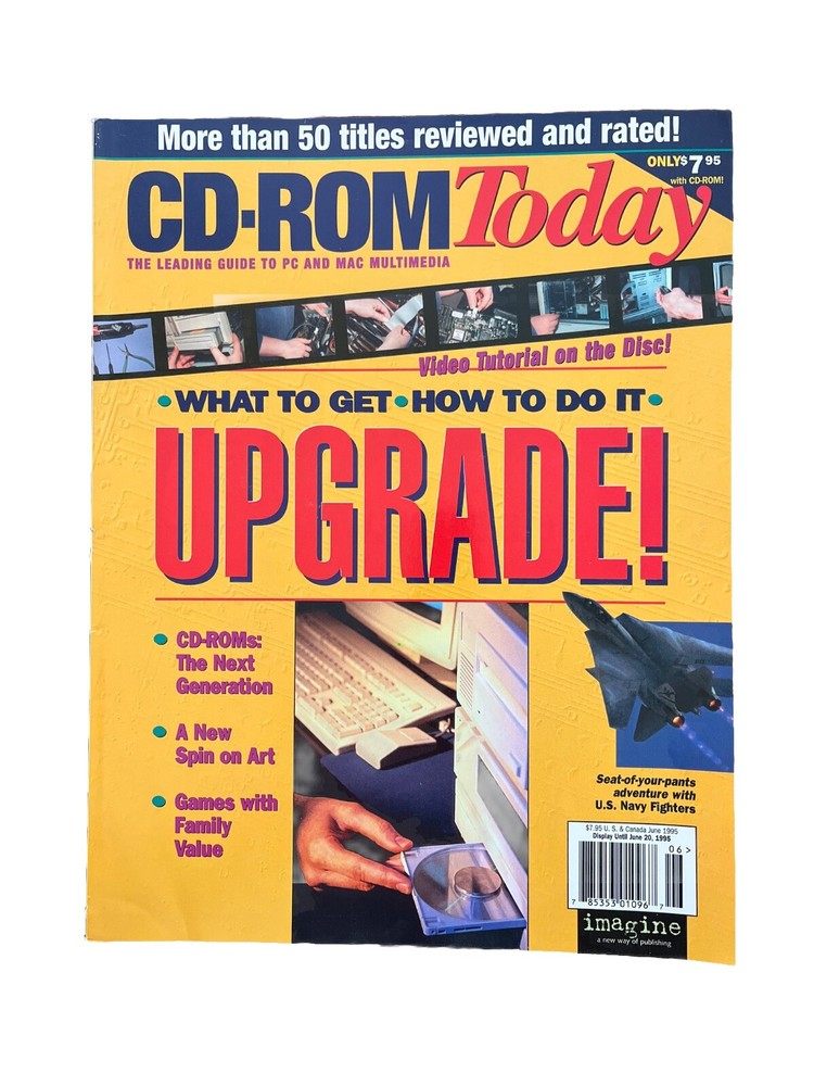 CD-ROM Today Vintage PC And Mac Multimedia Magazine Vol.3 No.6 Upgrade!