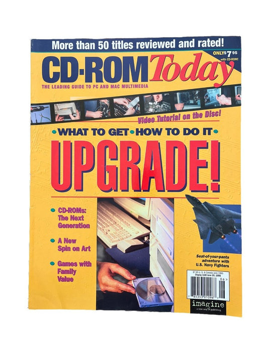 CD-ROM Today Vintage PC And Mac Multimedia Magazine Vol.3 No.6 Upgrade!