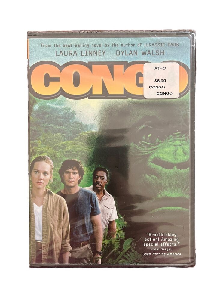 Vintage Movie 1995 Congo (DVD 2006 Sci-Fi) Dylan Walsh, Tim Curry, Laura Linney