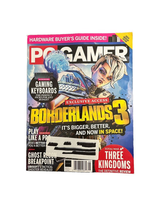 PC Gamer Computer Video Game Magazine Issue 320 August 2019 Borderlands 3