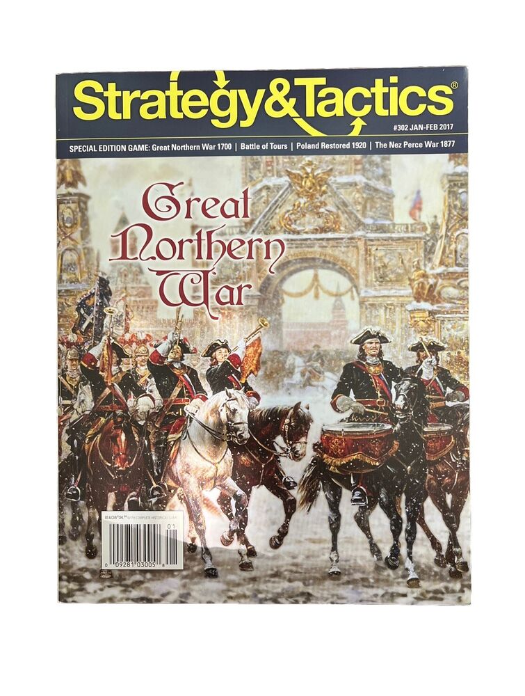 Strategy & Tactics Magazine #302 With Historical Board Game - Great Northern War