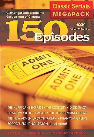 150 Serial Classics Box Set (DVD, 2004, 12-Disc Set)