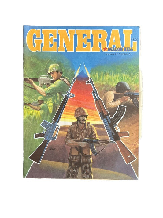 The Avalon Hill General Vintage Board Game Magazine Vol. 21 #6 Firepower