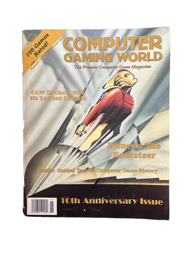 Computer Gaming World PC Game Magazine #88 Nov 1991 Disney’s The Rocketeer