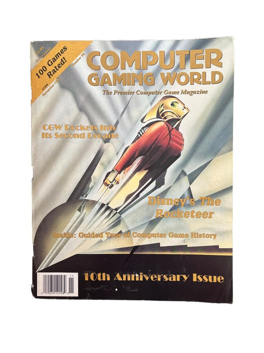 Computer Gaming World PC Game Magazine #88 Nov 1991 Disney’s The Rocketeer
