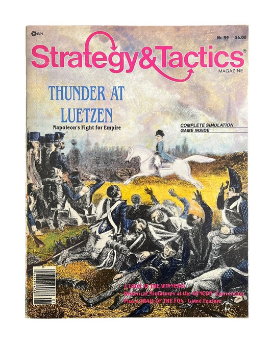 Vintage Strategy & Tactics Historical Wargame Magazine #99 Thunder At Luetzen