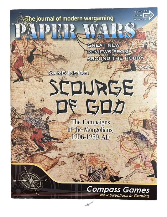 Vintage Historical Compass Paper Wars Magazine #88 Winter 2018 - Scourge of God