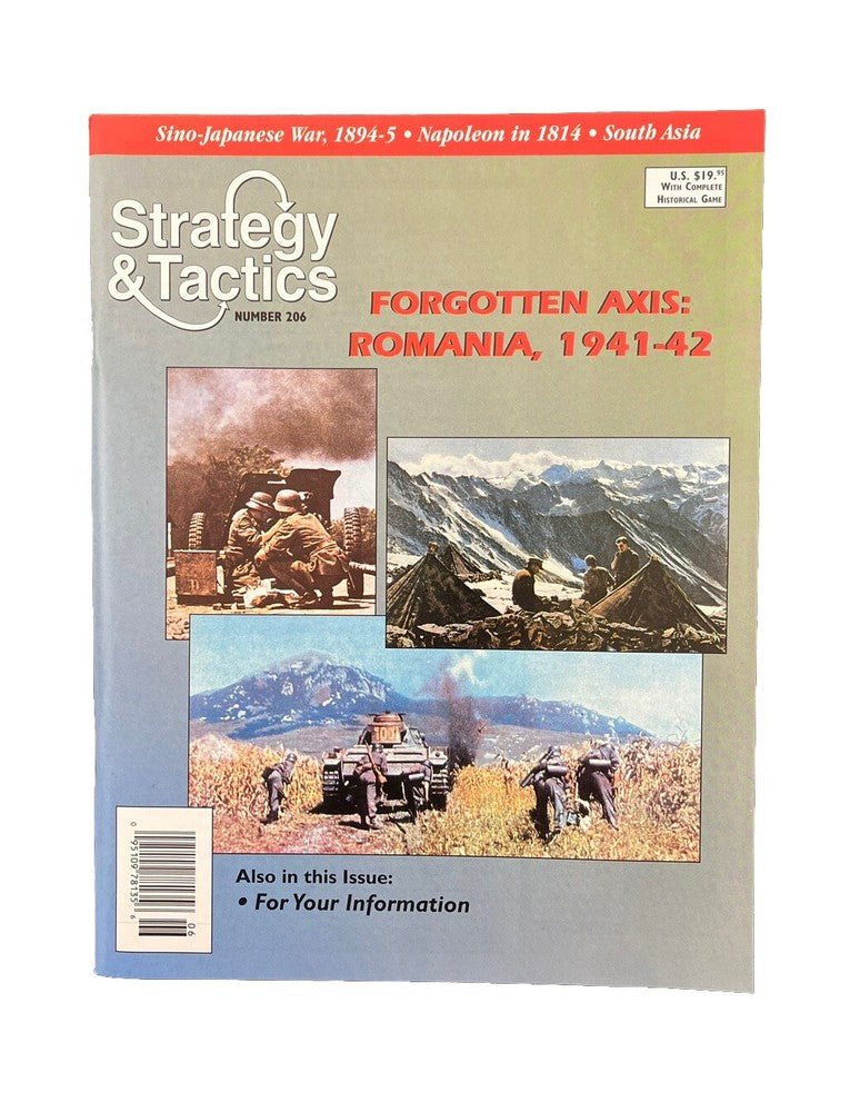 Strategy & Tactics Wargame Magazine #206 2000 Forgotten Axis: Romania, 1941-42