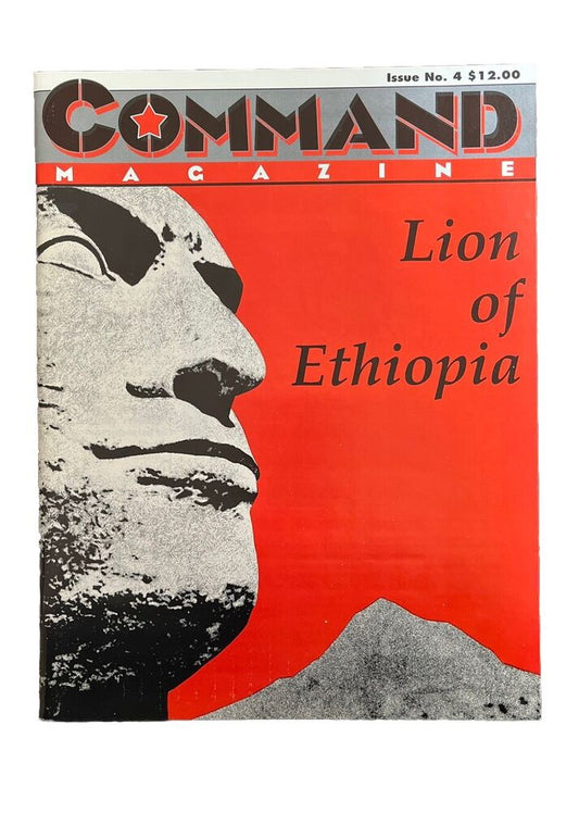 XTR Collectable Command Wargaming Magazine #4 May-June 1990 - Lion Of Ethiopia