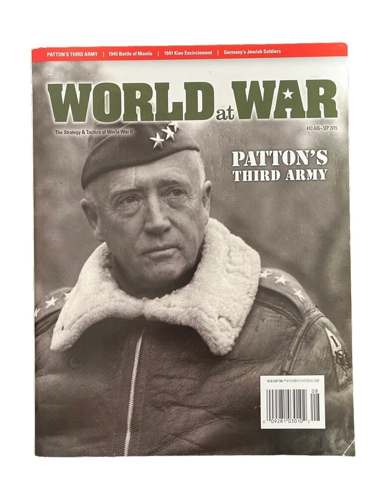 Vintage Historical World At War Board game Magazine #43 - Patton’s Third Army