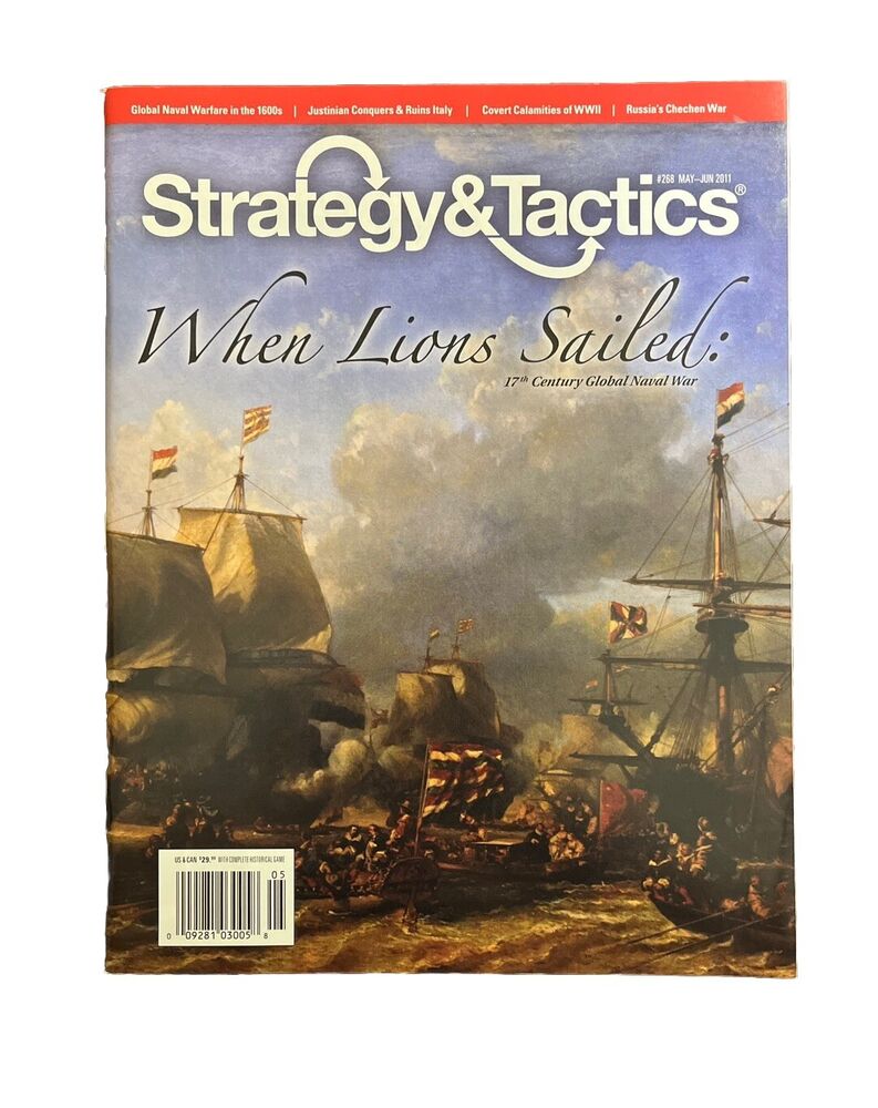 Strategy & Tactics Magazine #268 With Historical Board Game - When Lions Sailed