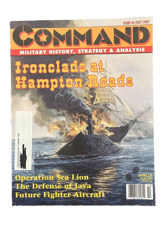 XTR Command Military History Magazine #45 Oct 1997 - Ironclads At Hampton Roads