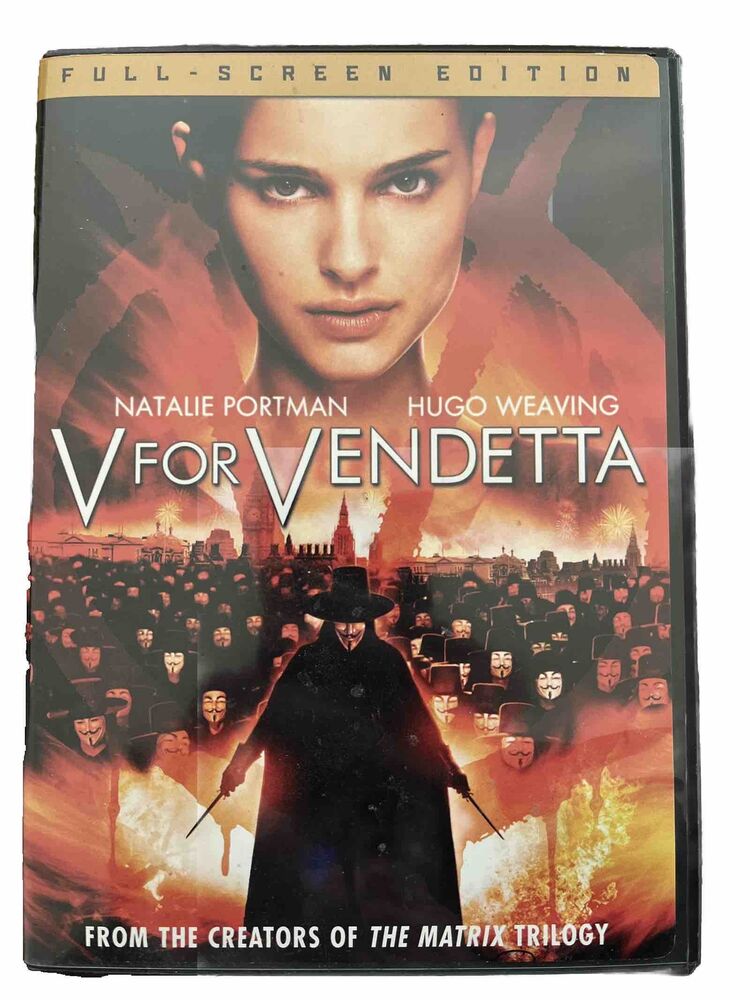 V for Vendetta (Full Screen Edition) - DVD By Natalie Portman - GOOD