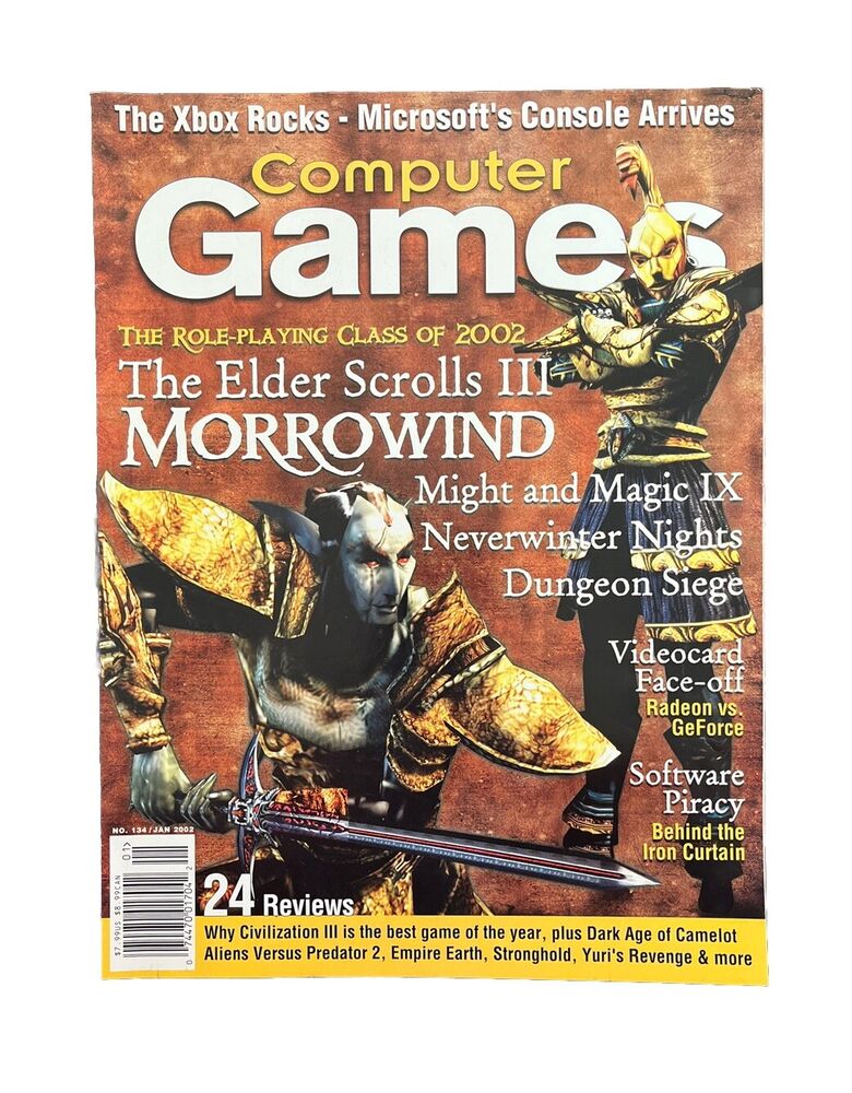 Vintage Computer Games Magazine #134 - The Elder Scrolls III Morrowind