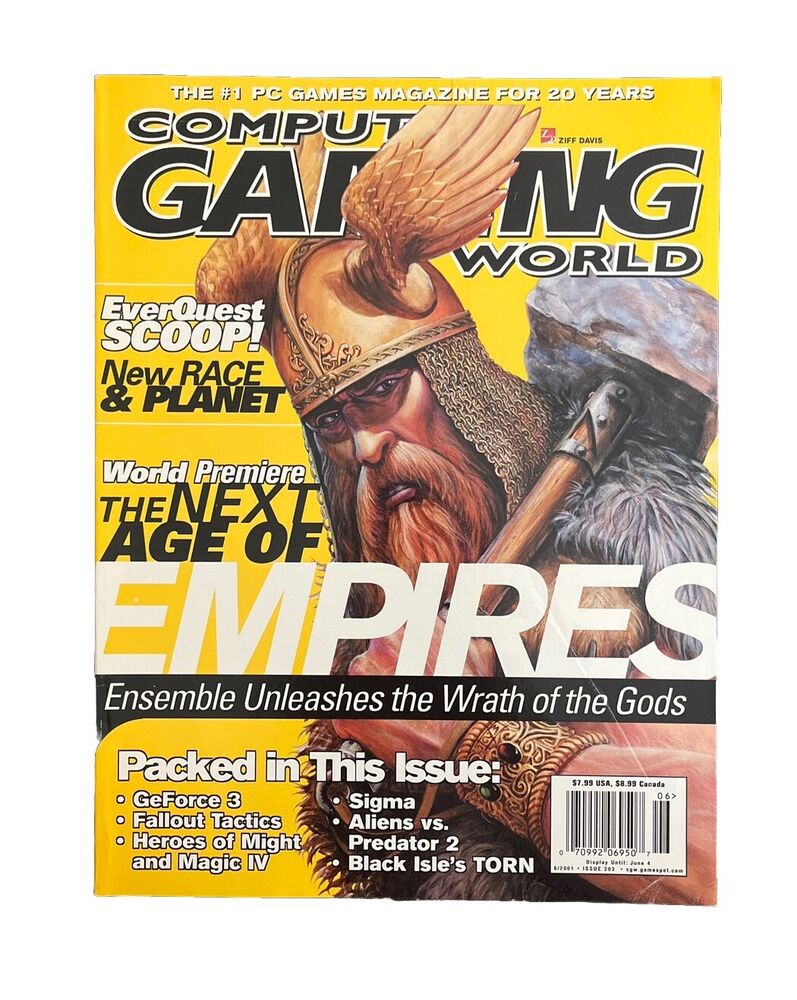 Vintage Computer Gaming World Magazine #203 June 2001 - The Next Age Of Empires