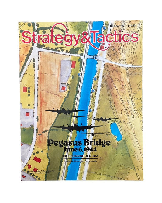 Strategy & Tactics History Wargame Magazine #122 Pegasus Bridge June 6, 1944