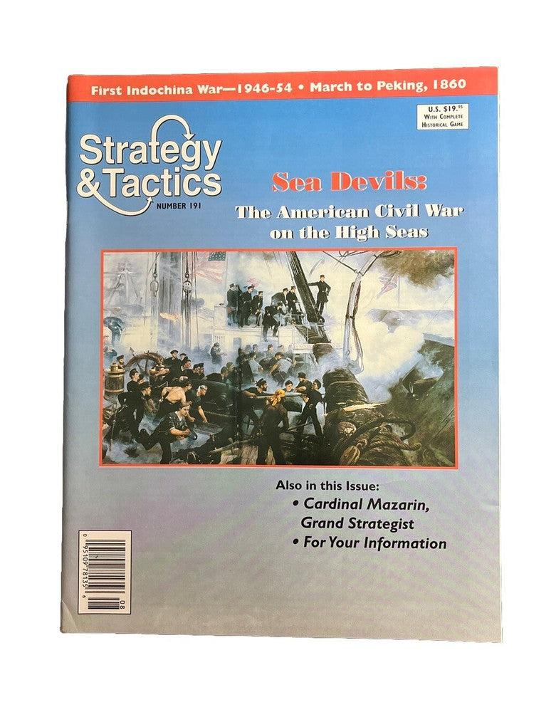 Strategy & Tactics Wargame Magazine #191 Sea Devils: The American Civil War