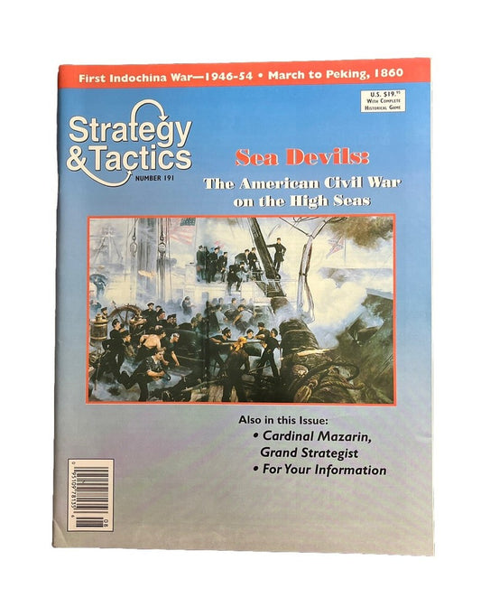 Strategy & Tactics Wargame Magazine #191 Sea Devils: The American Civil War