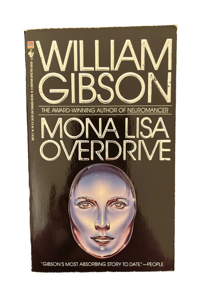 Mono Lisa Overdrive - William Gibson - 1989 Bantam Paperback Will Cormier Cover