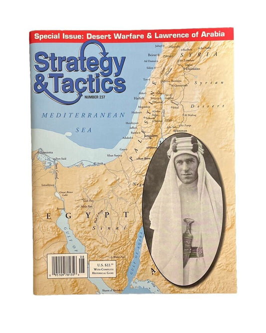 Strategy & Tactics Mag #237 And Board Game - Desert Warfare & Lawrence Of Arabia