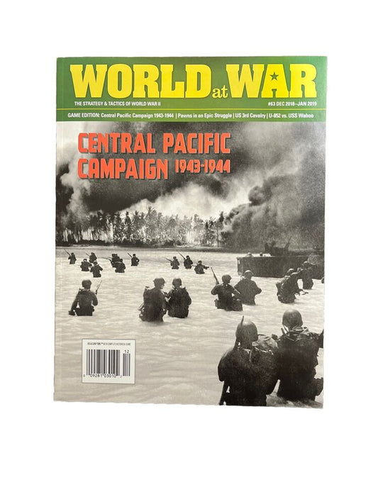 WORLD AT WAR Magazine #63 With Board Game - Central Pacific Campaign 1943-1944