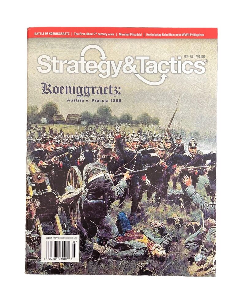 Strategy & Tactics Wargame Magazine # 275 With History Tabletop Game -Koniggratz