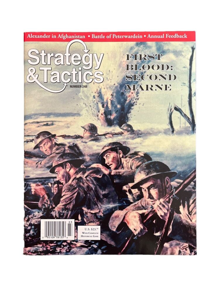 Strategy & Tactics War Magazine #248 With Board Game - FIRST BLOOD: SECOND MARNE