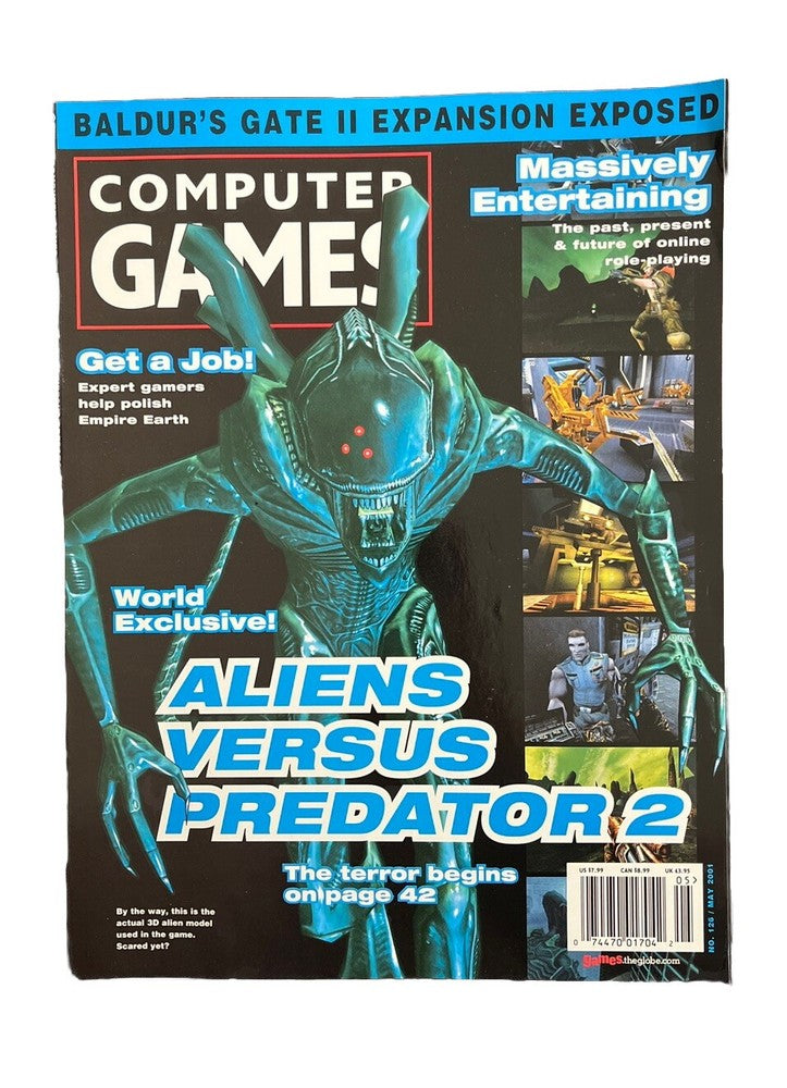 Collectable Computer Games Magazine #126 May 2001 Aliens Versus Predator 2