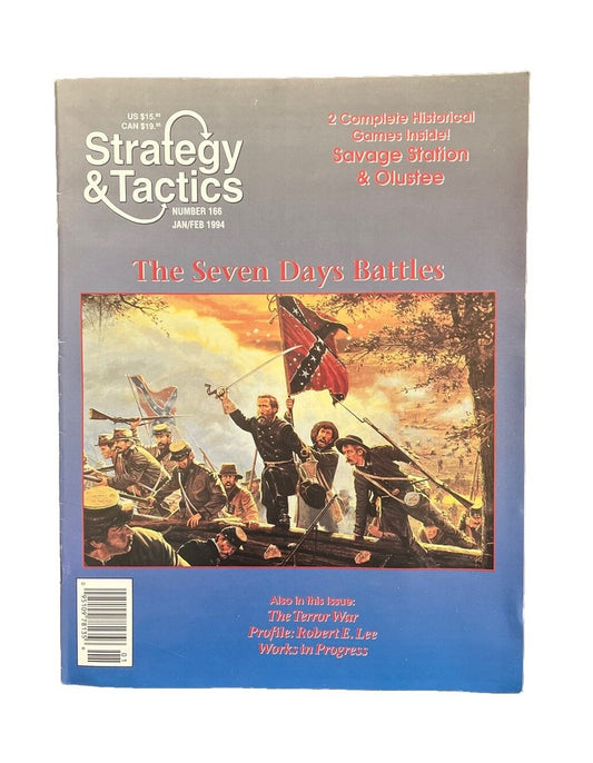 Vintage Strategy & Tactics Wargame Magazine #166 1994 The Seven Days Battles