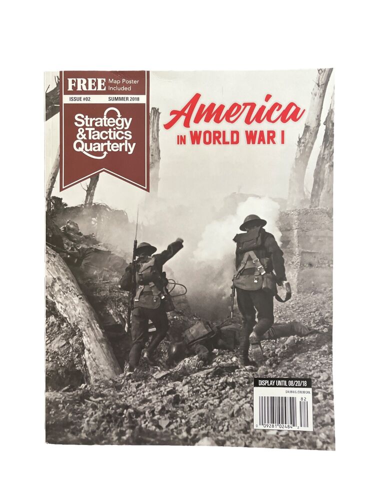 Strategy & Tactics War Game Magazine #2 With Map Poster - America in World War I