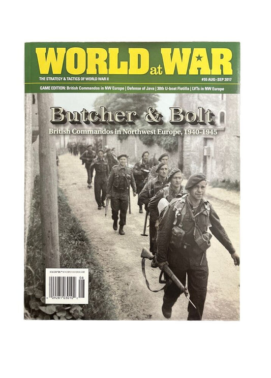 World at War Magazine #55 With Military Historical Board Game - Butcher & Bolt