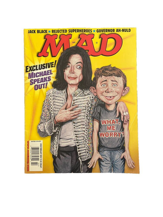 Mad Magazine #438 Feb 2004 Michael Speaks Out Comedy Magazine