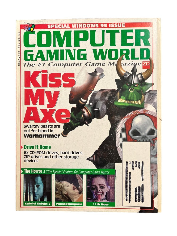 Computer Gaming World Strategy Magazine #136 November 1995 Kiss My Axe
