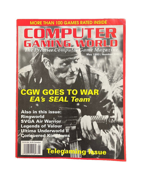 Computer Gaming World Magazine #106 May 1993 CGW Goes To War EA’s Seal Team